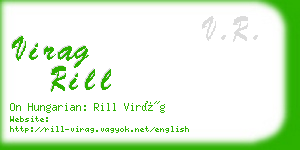 virag rill business card